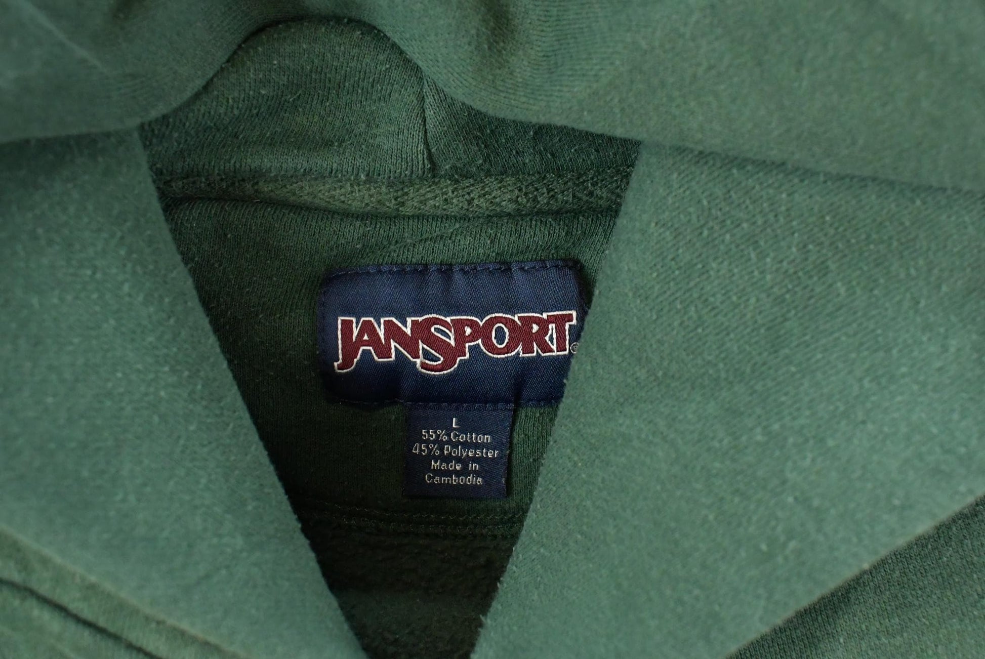 Vintage 1990s Keuka College Jansport University Hoodie Sweatshirt Men's Large from propervintagecanada