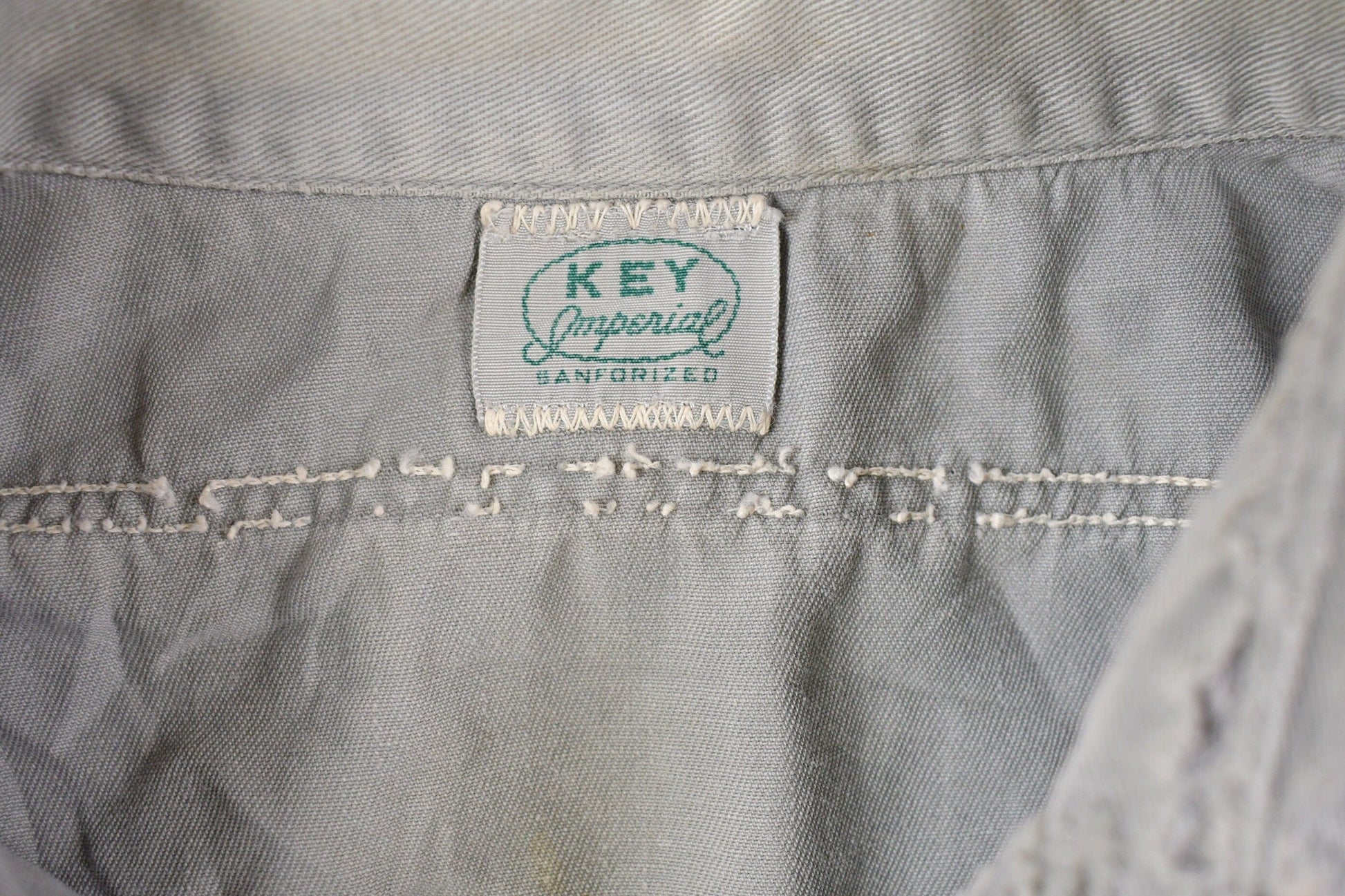 Vintage 1990s Key Imperial Paint Splatter Button Up Shirt Men's XL from propervintagecanada