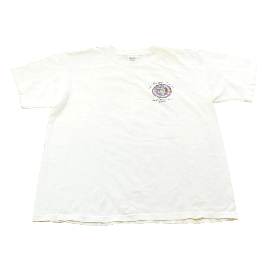 Vintage 1990s Key Largo Casino Souvenir Graphic Print T-Shirt Mens L from propervintagecanada