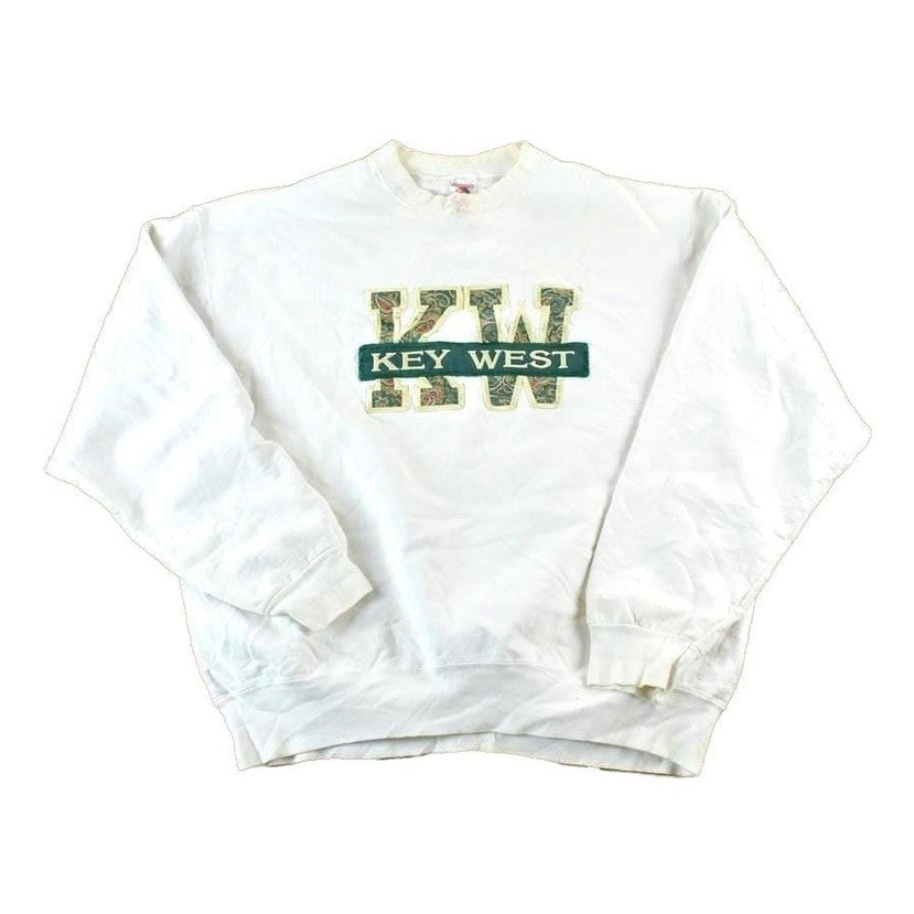 Vintage 1990s Key West Florida Crewneck Sweatshirt Made In USA Men's XL from propervintagecanada