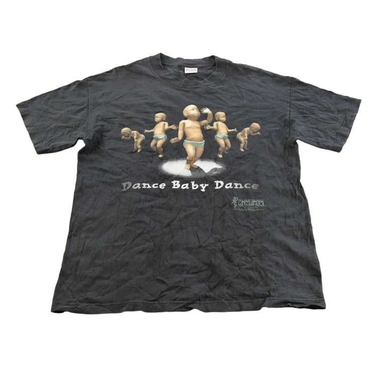 Vintage 1990s Kinetix Dancing Baby Graphic T-Shirt Men's L from propervintagecanada