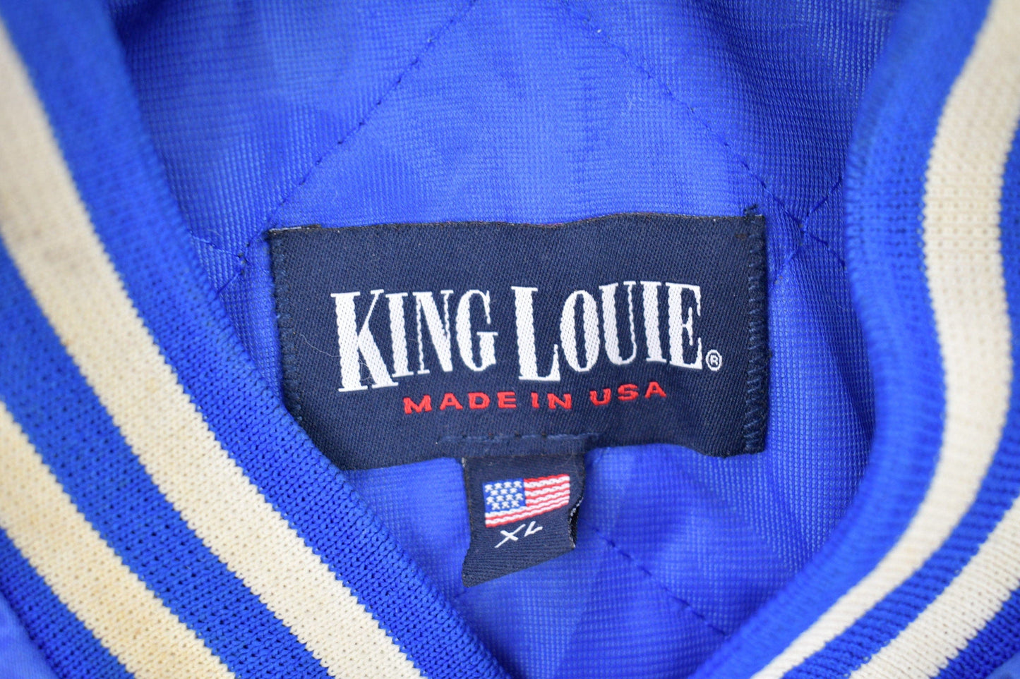 Vintage 1990s King Louie Satin Bomber Jacket Men's XL from propervintagecanada
