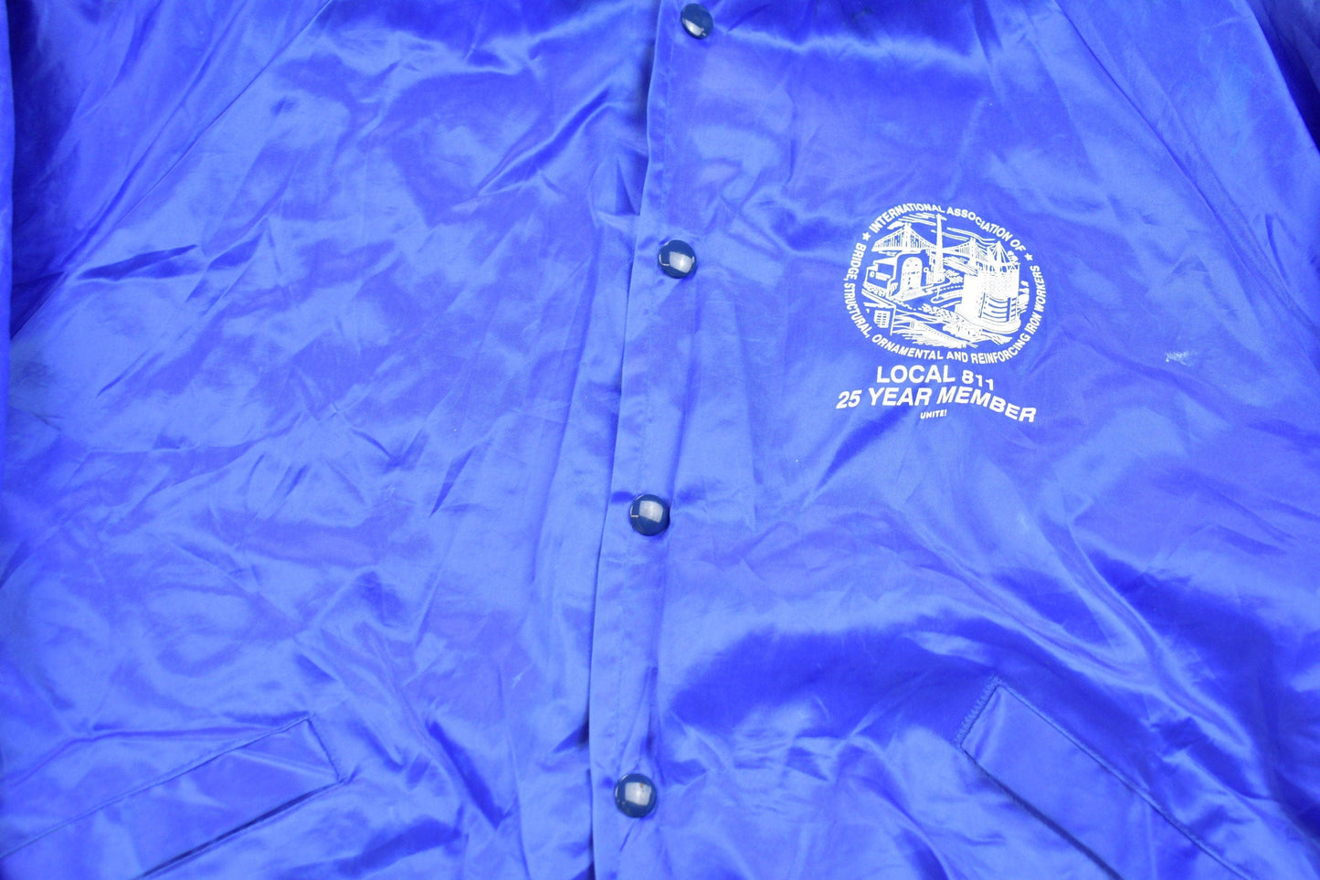 Vintage 1990s King Louie Satin Bomber Jacket Men's XL from propervintagecanada