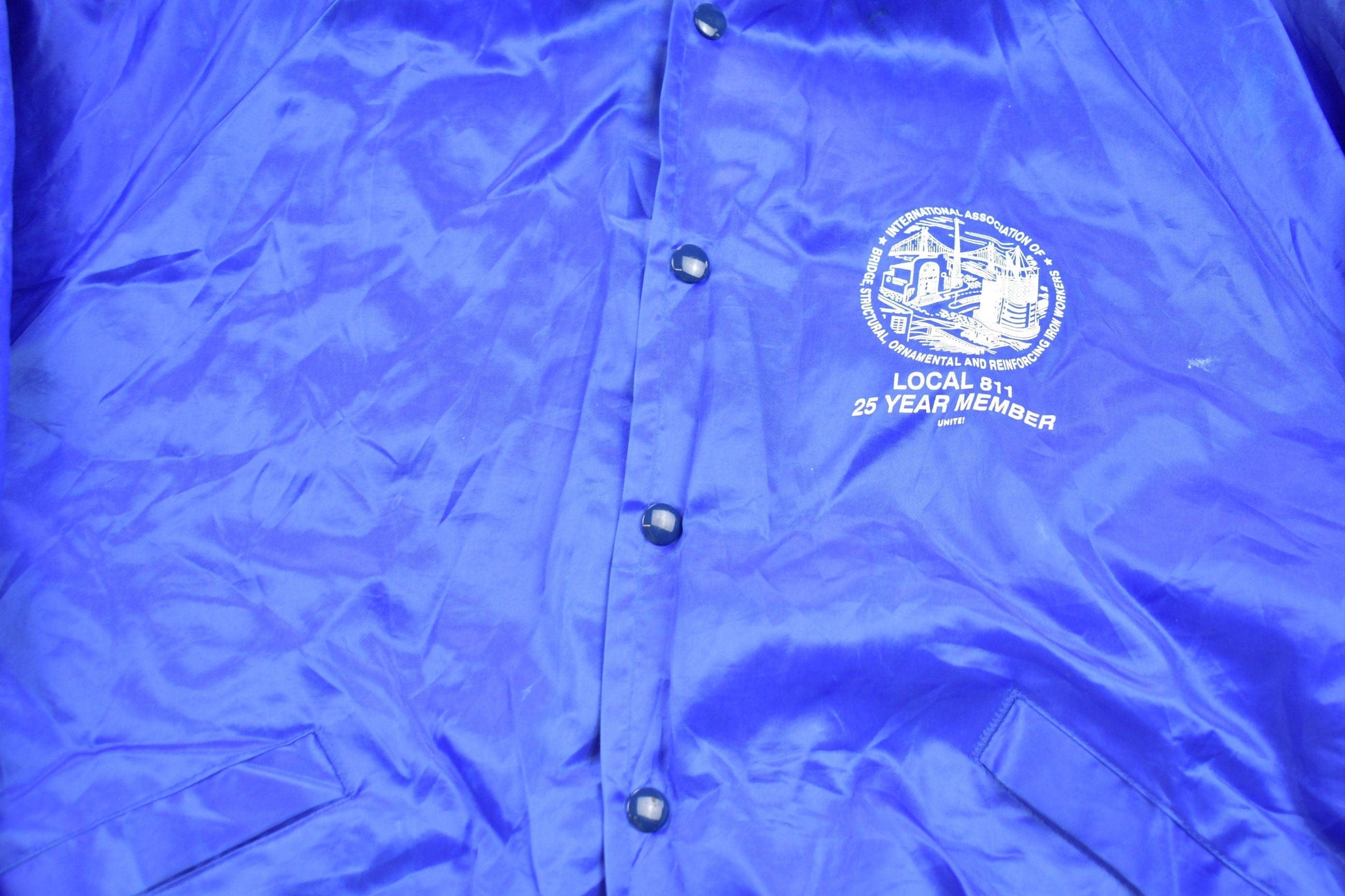 Vintage 1990s King Louie Satin Bomber Jacket Men's XL from propervintagecanada