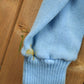 Vintage 1990s King Sport Light Blue Knitted Cardigan Sweater Men's Small from propervintagecanada
