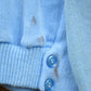 Vintage 1990s King Sport Light Blue Knitted Cardigan Sweater Men's Small from propervintagecanada