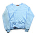 Vintage 1990s King Sport Light Blue Knitted Cardigan Sweater Men&