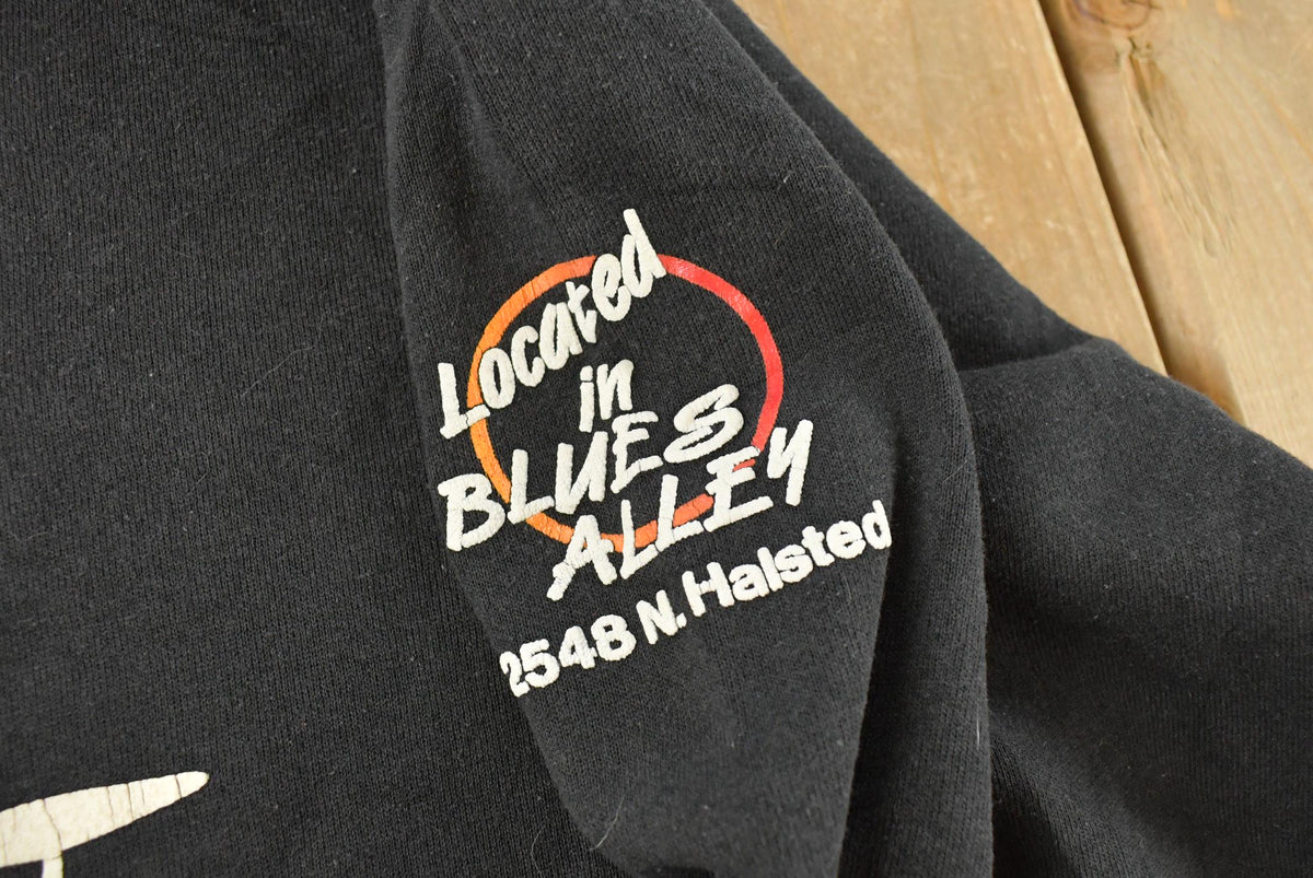 Vintage 1990s Kingston Mines Chicago Blues Music Festival Graphic Crewneck Sweatshirt Men's L from propervintagecanada