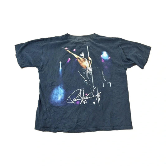 Vintage 1990s KISS Paul Stanley All Over Print Band T-Shirt Men's Medium from propervintagecanada