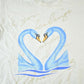 Vintage 1990s Kissing Love Swans Souvenir Single Stitch Graphic Print T-Shirt Men's XL from propervintagecanada
