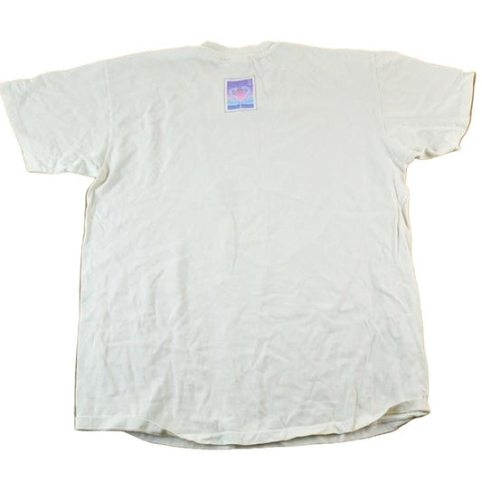 Vintage 1990s Kissing Love Swans Souvenir Single Stitch Graphic Print T-Shirt Men's XL from propervintagecanada
