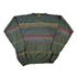 Vintage 1990s Knit Abstract Pattern Crewneck Sweater Men&