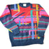 Vintage 1990s Knit Abstract Pattern Crewneck Sweater Men&