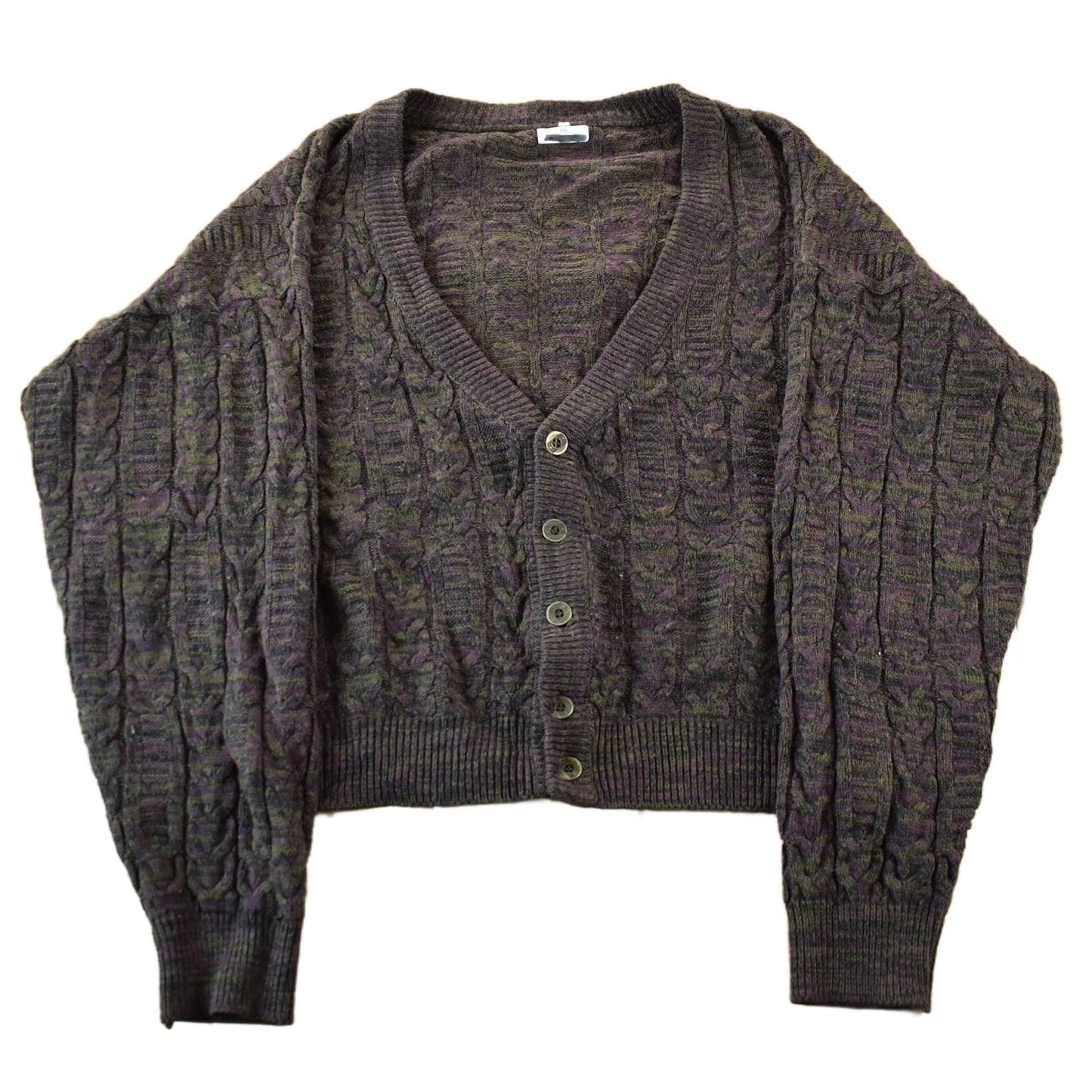 Vintage 1990s Knit Cardigan Sweater Men's Large from propervintagecanada