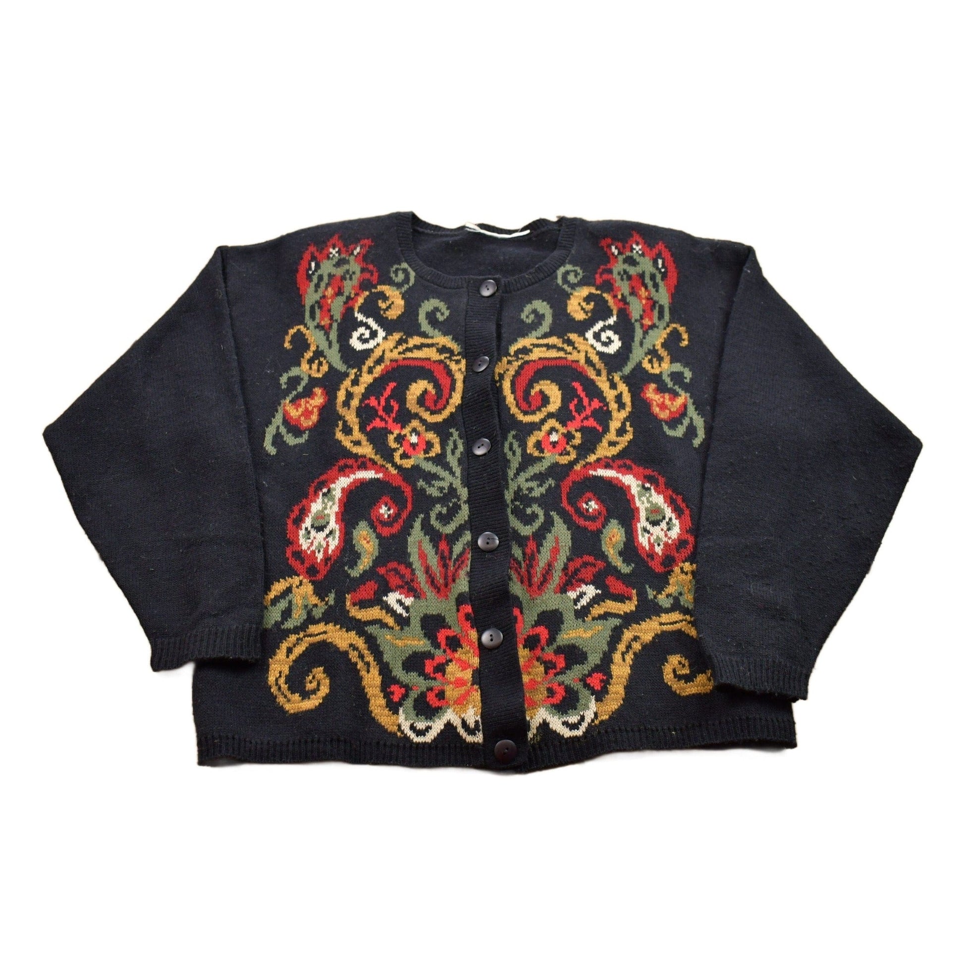 Vintage 1990s Knit Cardigan Sweater Women's M from propervintagecanada