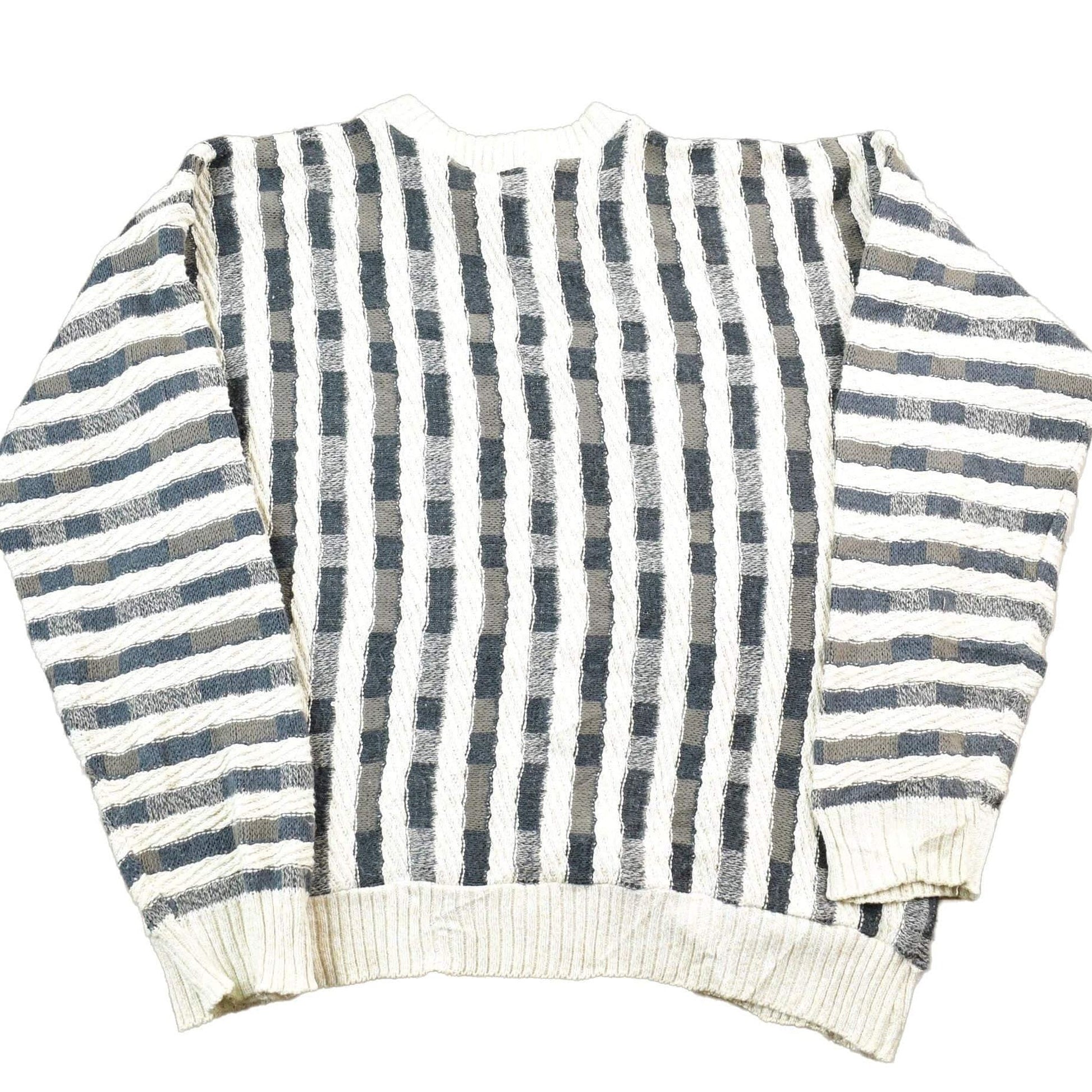 Vintage 1990s Knit Crewneck Sweater Men's Large from propervintagecanada