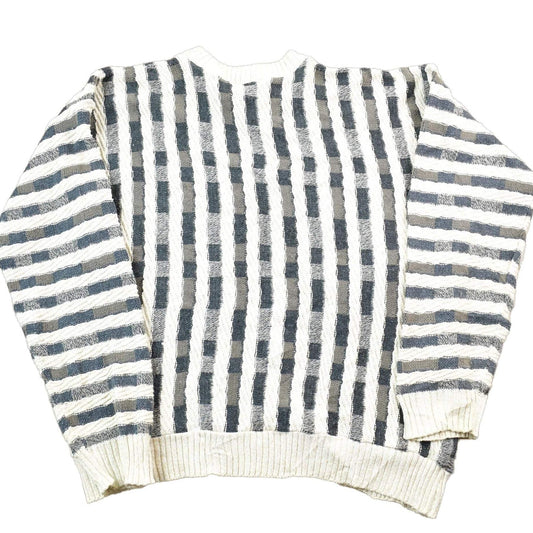 Vintage 1990s Knit Crewneck Sweater Men's Large from propervintagecanada