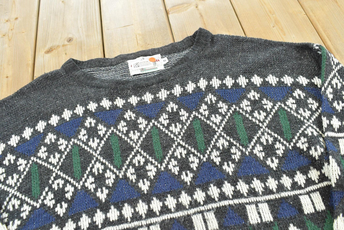 Vintage 1990s Knit Crewneck Sweater Men's M / 90s Crewneck / Basic Layering Essential Sweatshirt / Streetwear from propervintagecanada