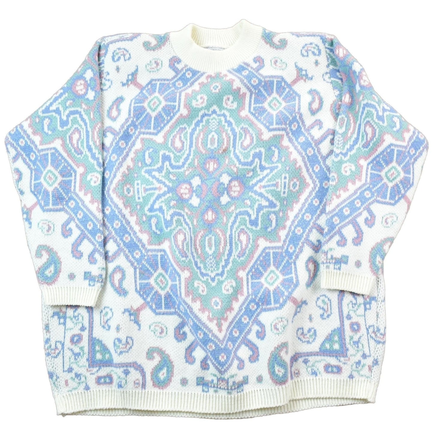 Vintage 1990s Knit Crewneck Sweater Men's XL from propervintagecanada