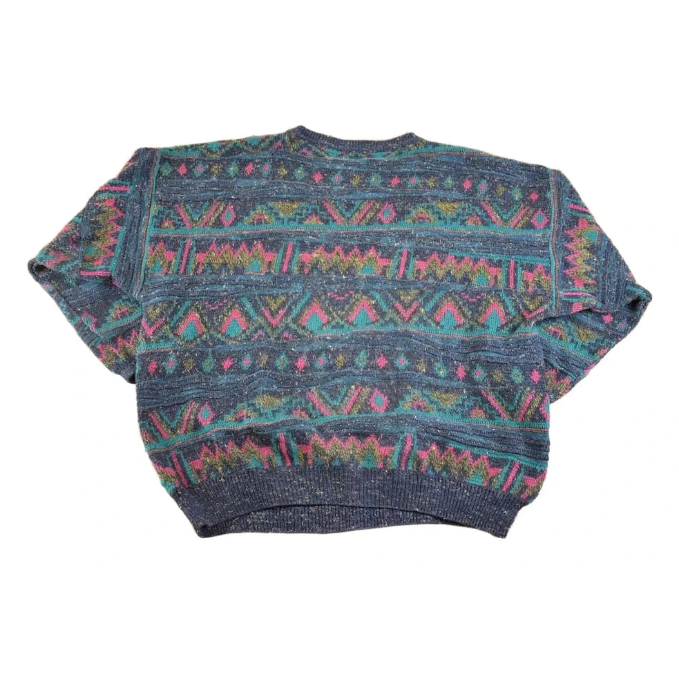 Vintage 1990s Knit Crewneck Sweater Men's XL from propervintagecanada