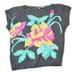 Vintage 1990s Knit Floral Pattern Crewneck Sweater Womens L from propervintagecanada
