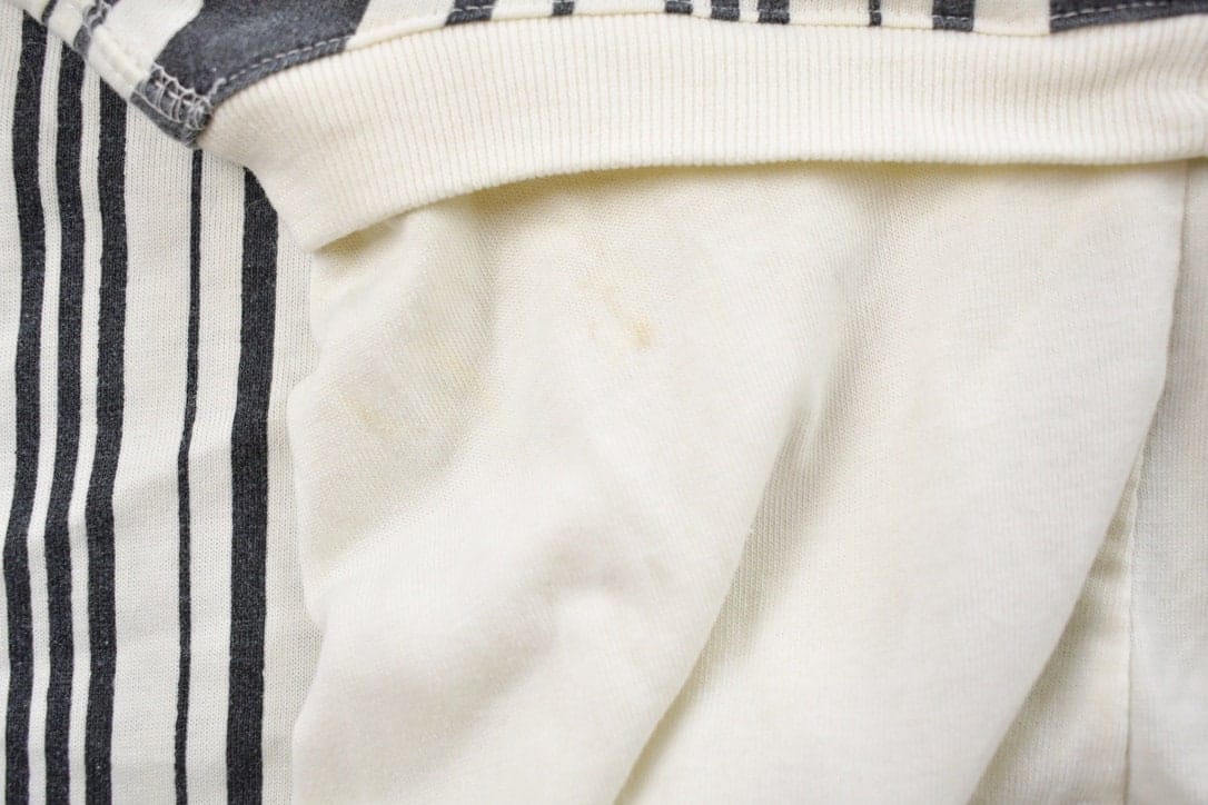 Vintage 1990s Knit Series Vertical Striped Hoodie Women's 2XL from propervintagecanada