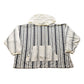 Vintage 1990s Knit Series Vertical Striped Hoodie Women's 2XL from propervintagecanada