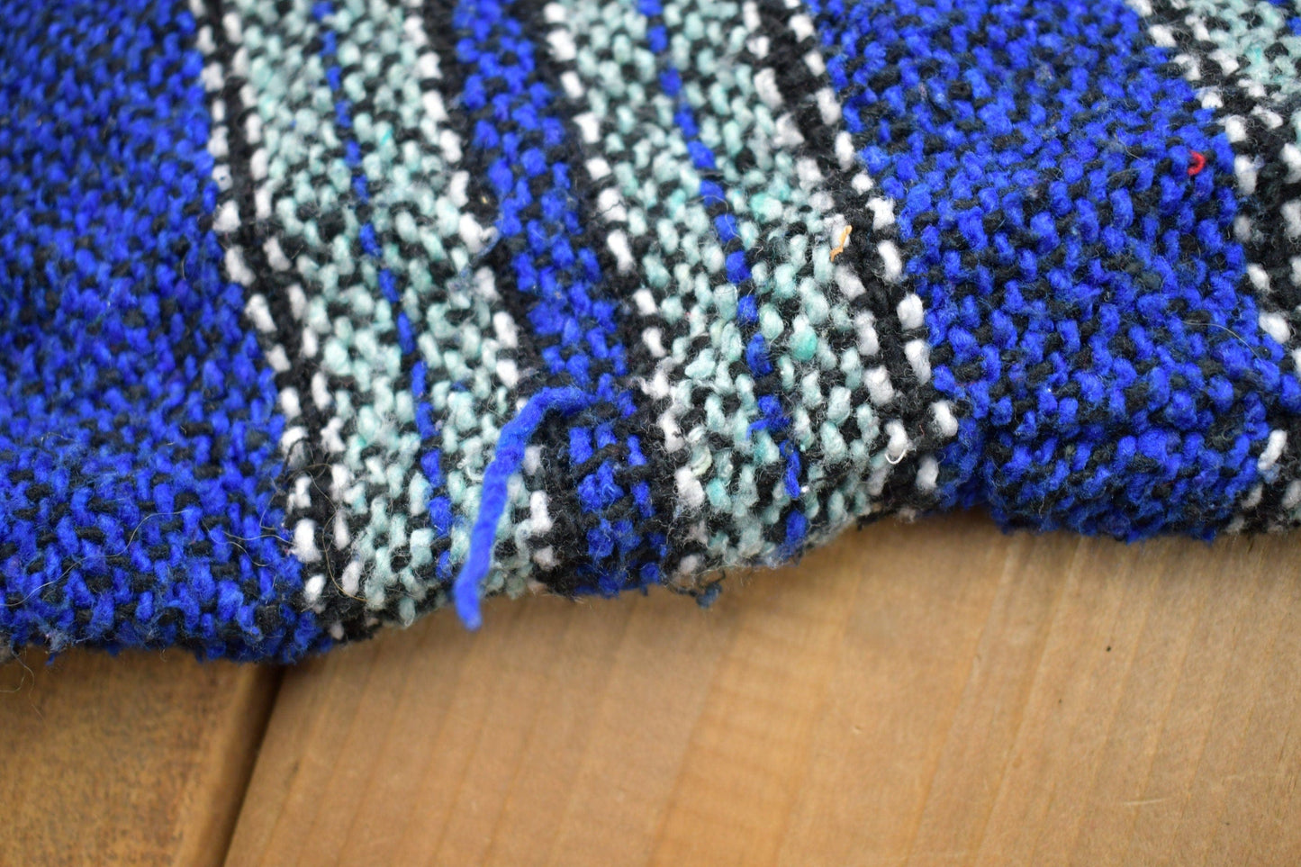 Vintage 1990s Knitted Baja Hooded Sweater Men's Medium from propervintagecanada