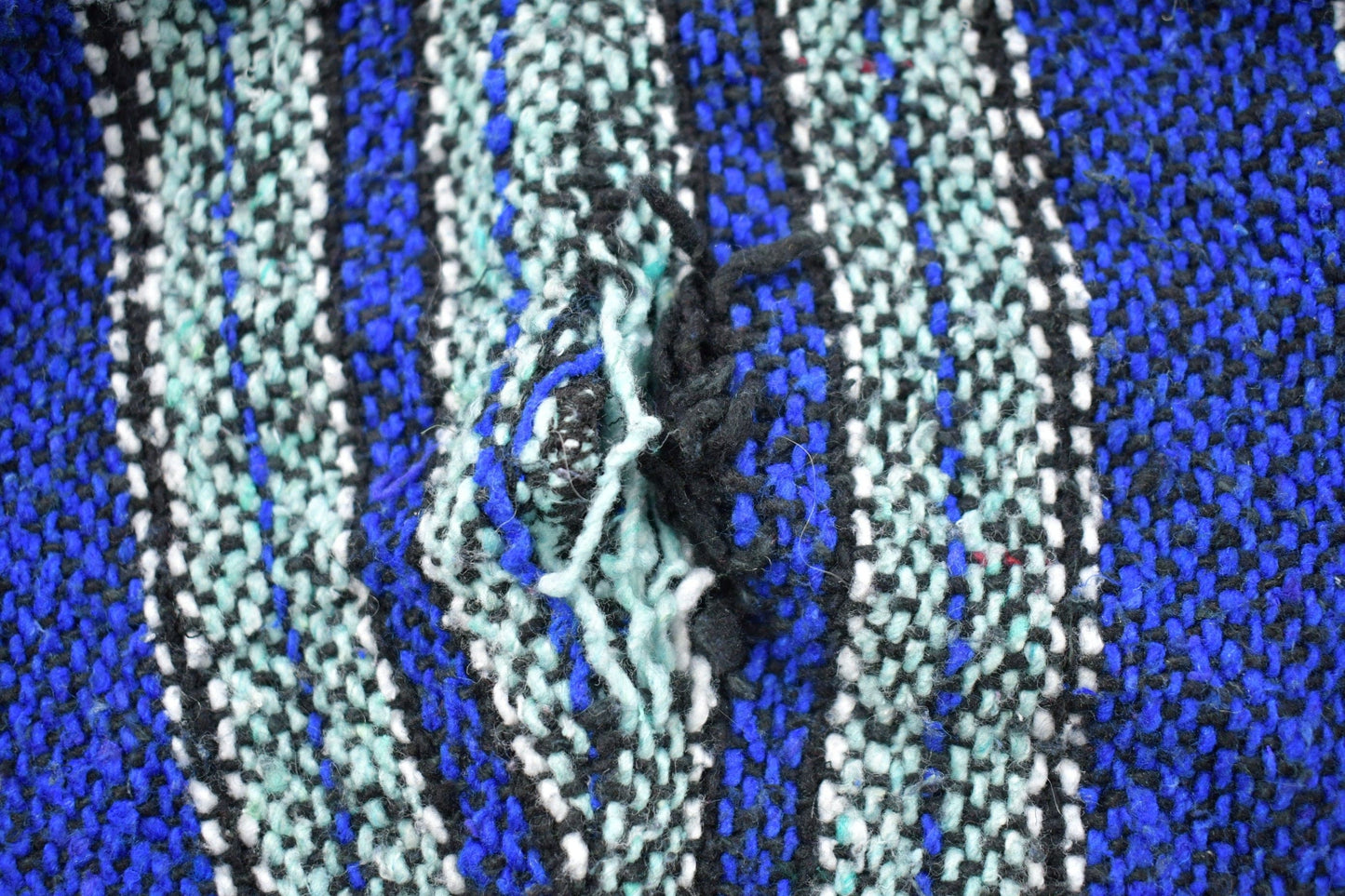 Vintage 1990s Knitted Baja Hooded Sweater Men's Medium from propervintagecanada