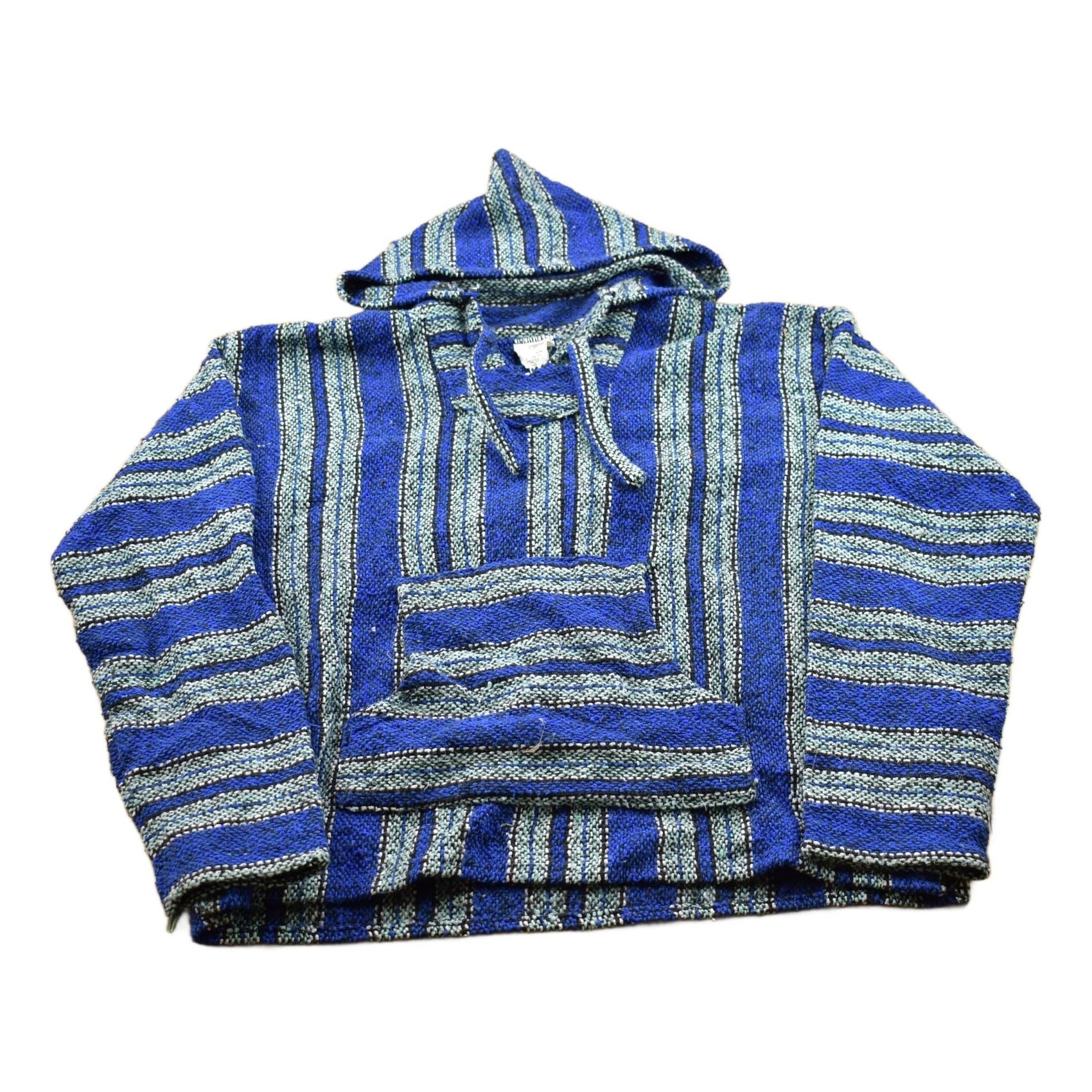 Vintage 1990s Knitted Baja Hooded Sweater Men's Medium from propervintagecanada