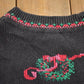 Vintage 1990s Knitted Christmas Crewneck Sweater Women's L from propervintagecanada