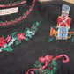 Vintage 1990s Knitted Christmas Crewneck Sweater Women's L from propervintagecanada