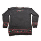 Vintage 1990s Knitted Christmas Crewneck Sweater Women's L from propervintagecanada