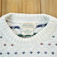 Vintage 1990s Knitted Crewneck Sweater Men's Large from propervintagecanada