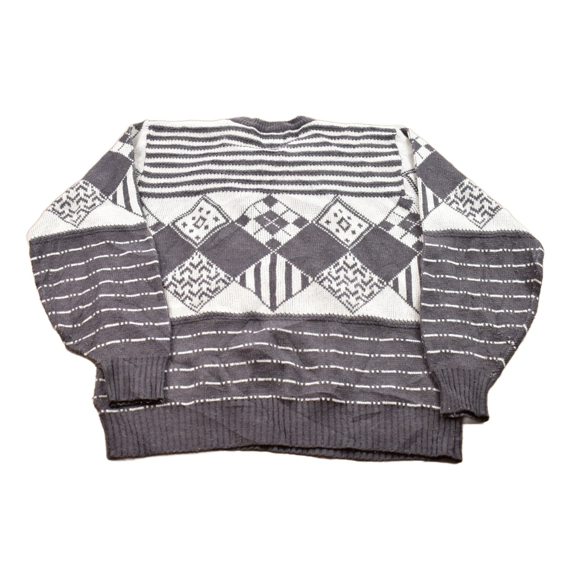 Vintage 1990s Knitted Crewneck Sweater Men's Large from propervintagecanada