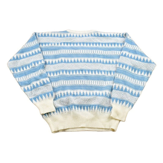 Vintage 1990s Knitted Crewneck Sweater Men's Small from propervintagecanada