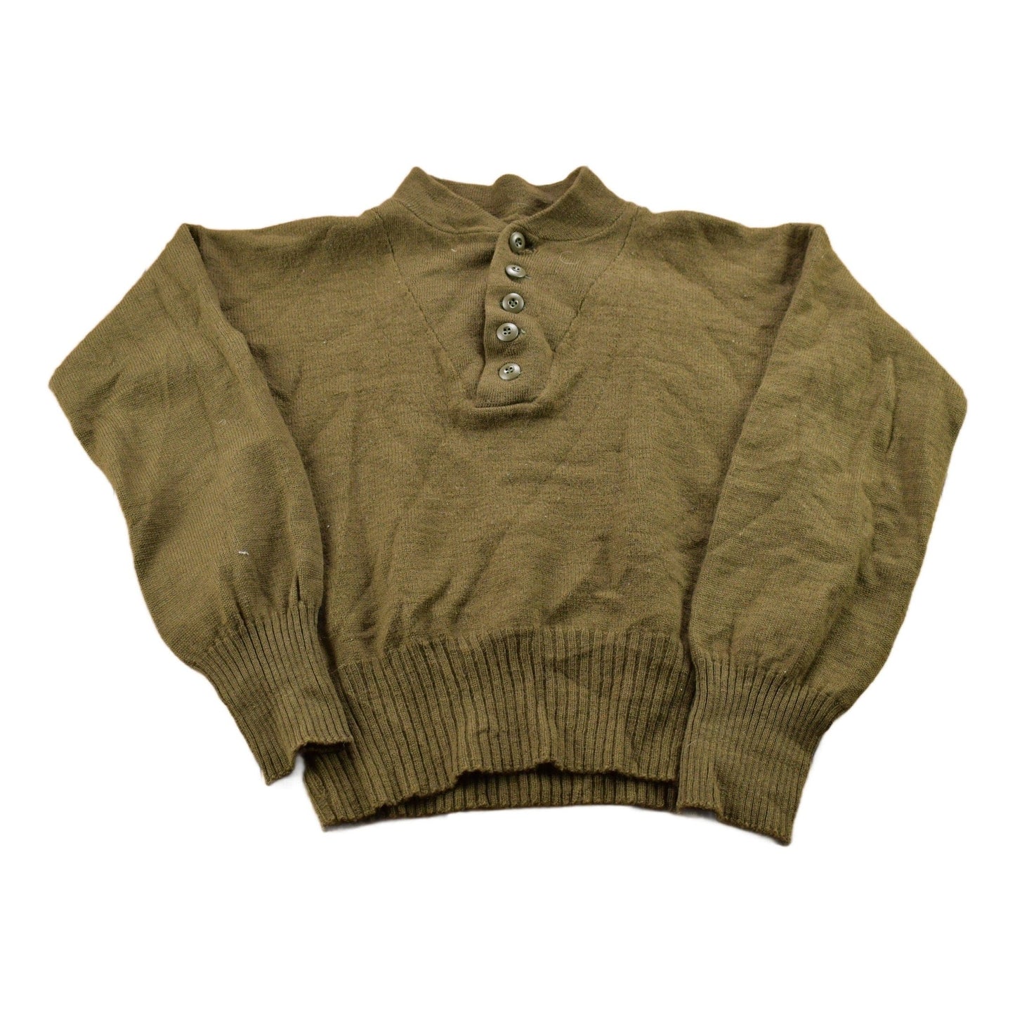 Vintage 1990s Knitted Quarter Button Sweater Men's Small from propervintagecanada