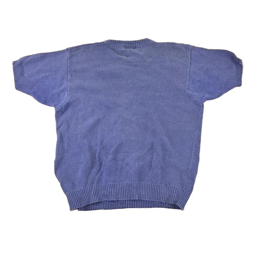 Vintage 1990s Kobe Nautical Cable Knit Crewneck Sweater Mens L from propervintagecanada