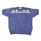 Vintage 1990s Kobe Nautical Cable Knit Crewneck Sweater Mens L from propervintagecanada