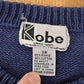 Vintage 1990s Kobe Nautical Cable Knit Crewneck Sweater Mens L from propervintagecanada