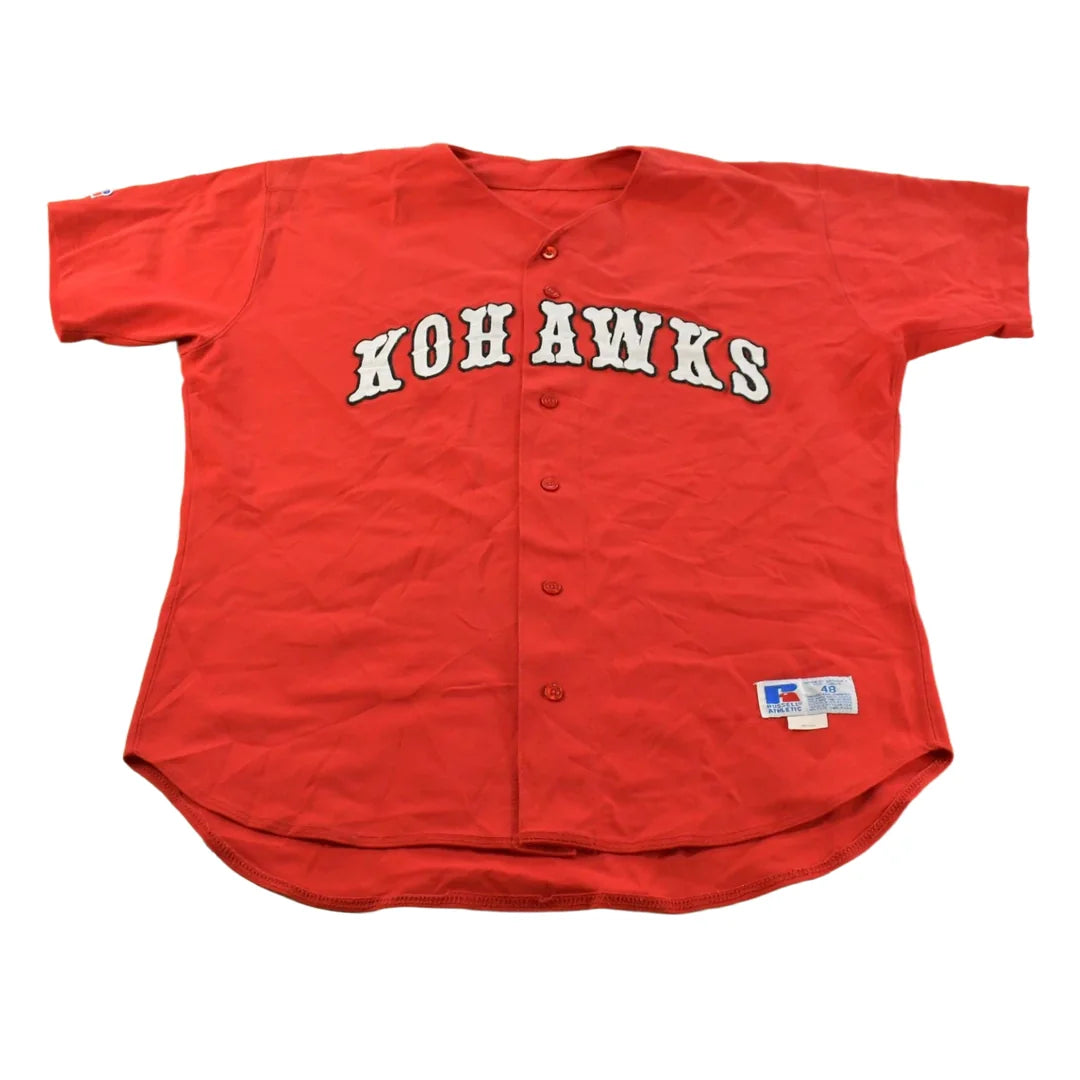 Vintage 1990s Kohawks Collegiate Russell Athletic Baseball Jersey Men's XL from propervintagecanada