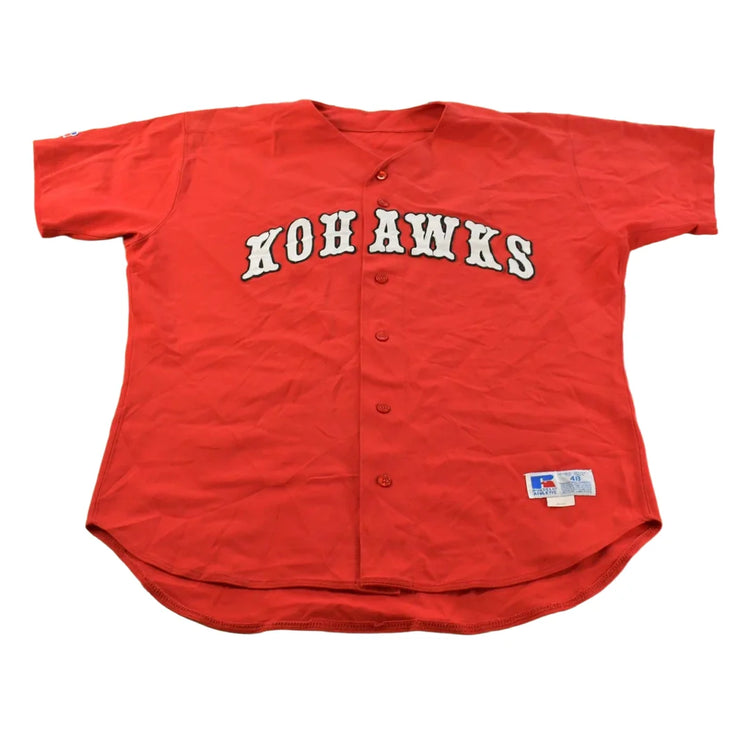 Vintage 1990s Kohawks Collegiate Russell Athletic Baseball Jersey Men's XL from propervintagecanada