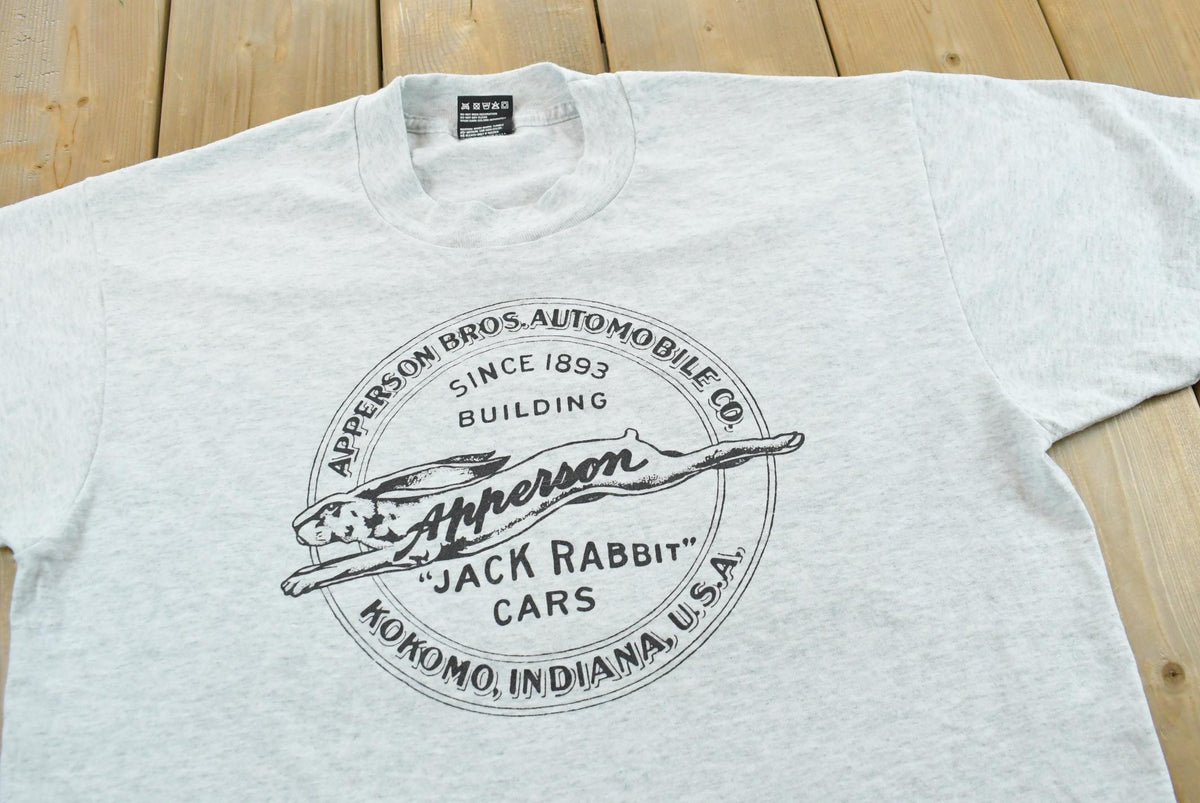 Vintage 1990s Kokomo Indiana Jack Rabbit Cars Promotional Souvenir T-Shirt Men's L from propervintagecanada