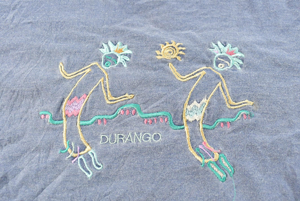 Vintage 1990s Kokopelli Navajo Art Graphic Durango T Shirt Men's Men's Large from propervintagecanada