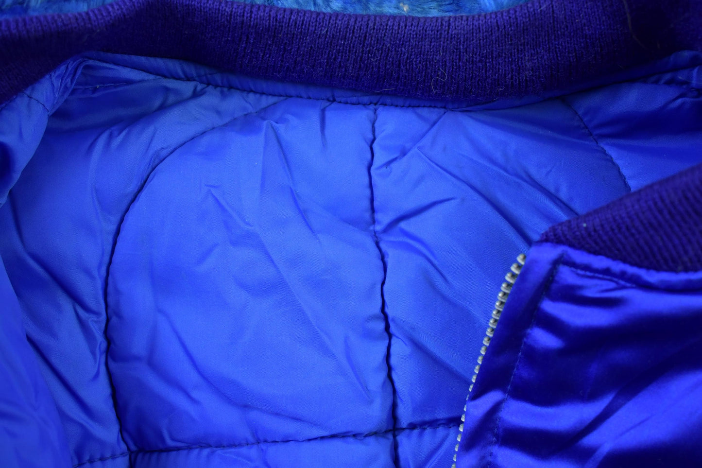 Vintage 1990s Korea Dragon Hooded Puffer Jacket from propervintagecanada