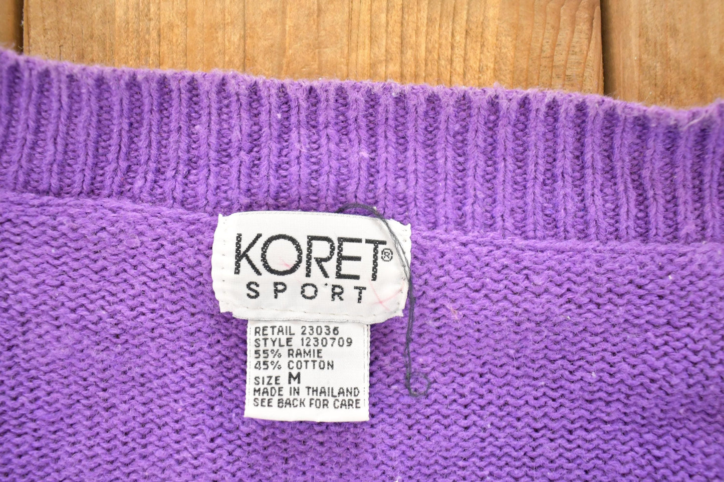 Vintage 1990s Koret Sport AOP Golfing Abstract Knit Cardigan Sweater Women's M from propervintagecanada