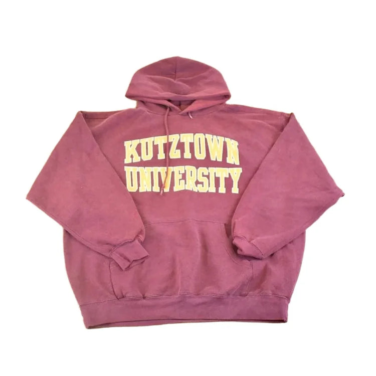 Vintage 1990s Kutztown University Jansport Hoodie Sweatshirt Men's XL from propervintagecanada
