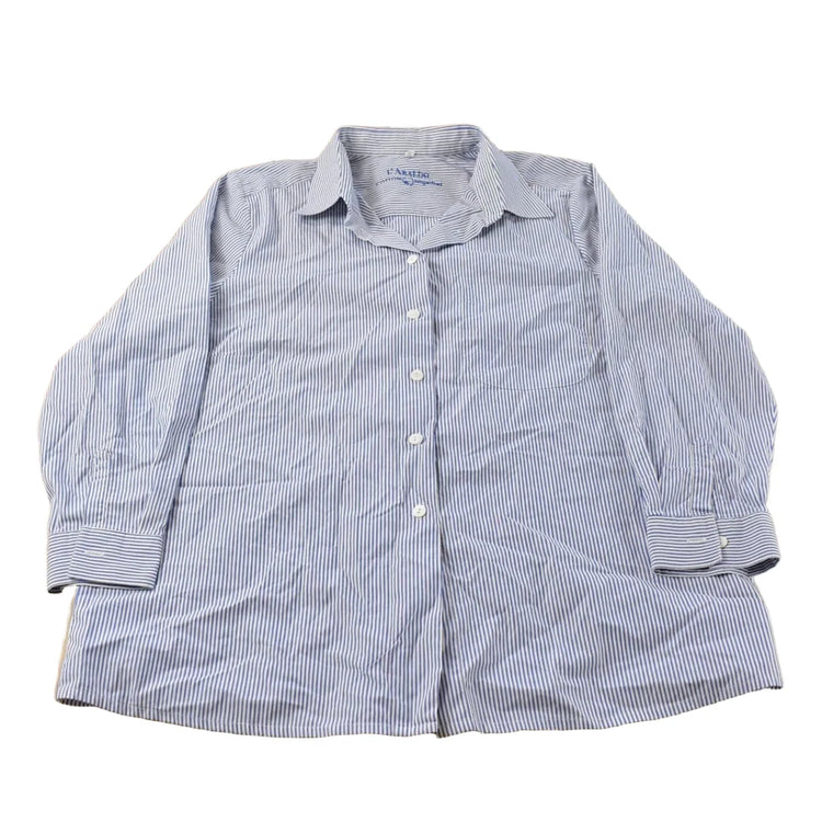 Vintage 1990s L'Araldo Striped Button Up Shirt Men's XL from propervintagecanada