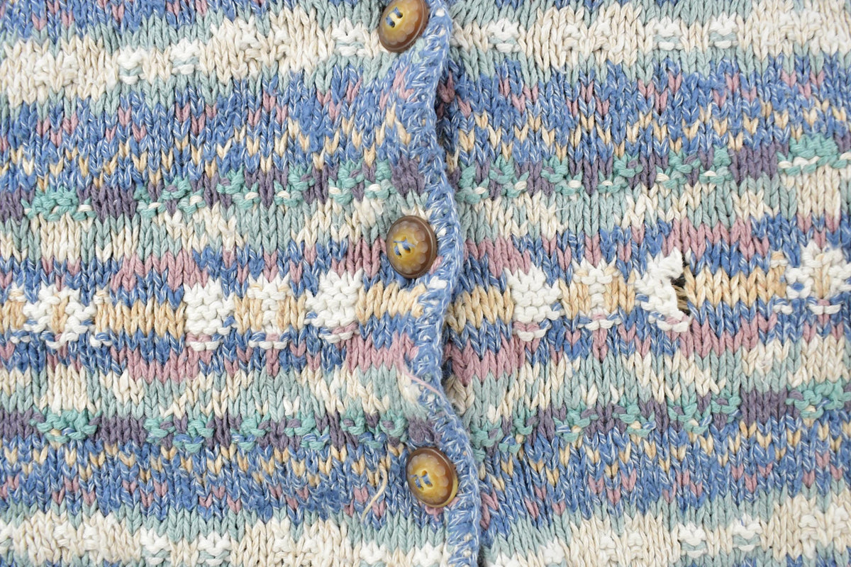 Vintage 1990s L.L. Bean Abstract Knit Vest Women's Large from propervintagecanada