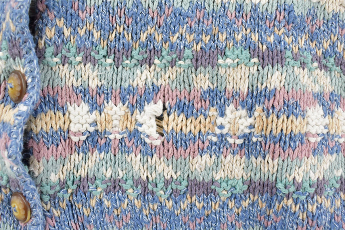 Vintage 1990s L.L. Bean Abstract Knit Vest Women's Large from propervintagecanada
